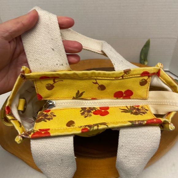 Urban Outfitters BDG Cherry 🍒 Print Canvas Mini Tote Bag - Picture 7 of 13